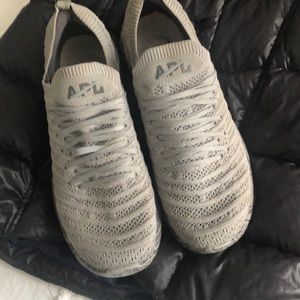 APL ladies grey sneakers size 10.5